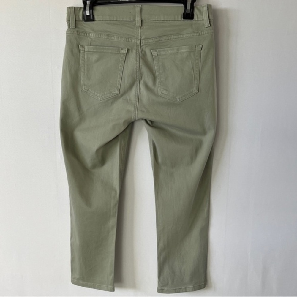 JONES New York 'Astor Pull On' Capri Pants Women's Sz 4 Lite Green Stretch. - Picture 2 of 6
